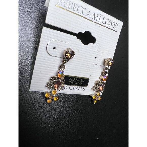 Rebecca Malone Austrian Crystal Earrings - Picture 3 of 3
